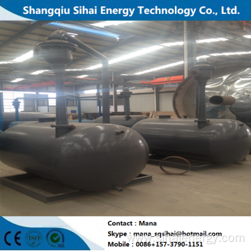 Capacity 15 tons waste oil distillation plant